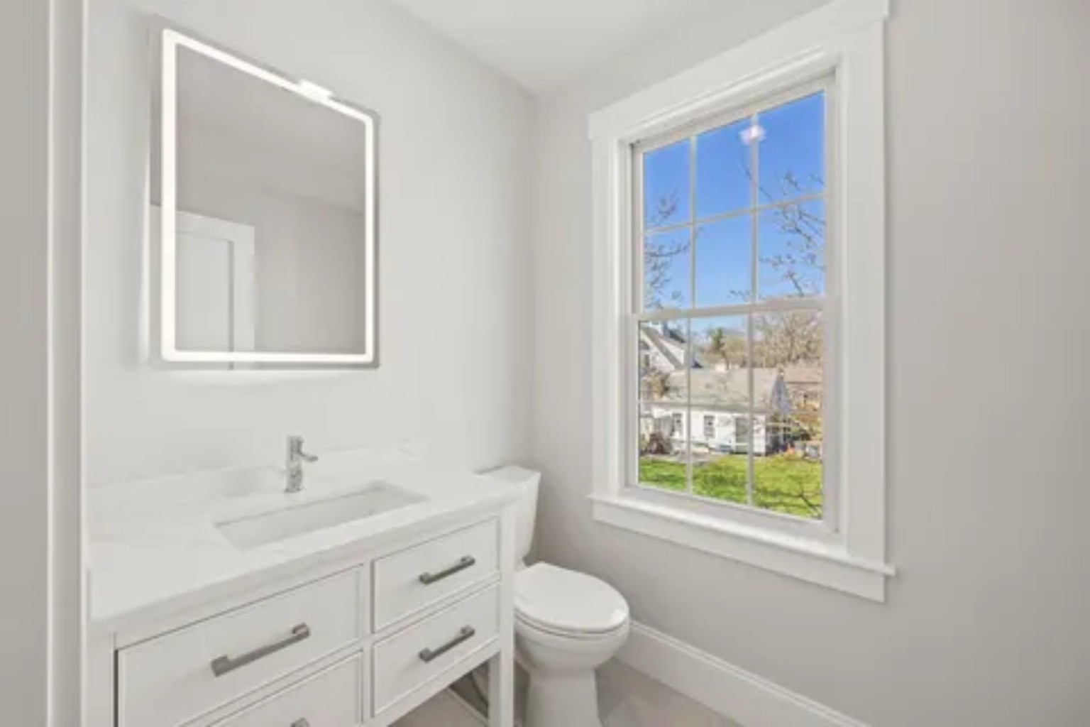 Finished bathroom